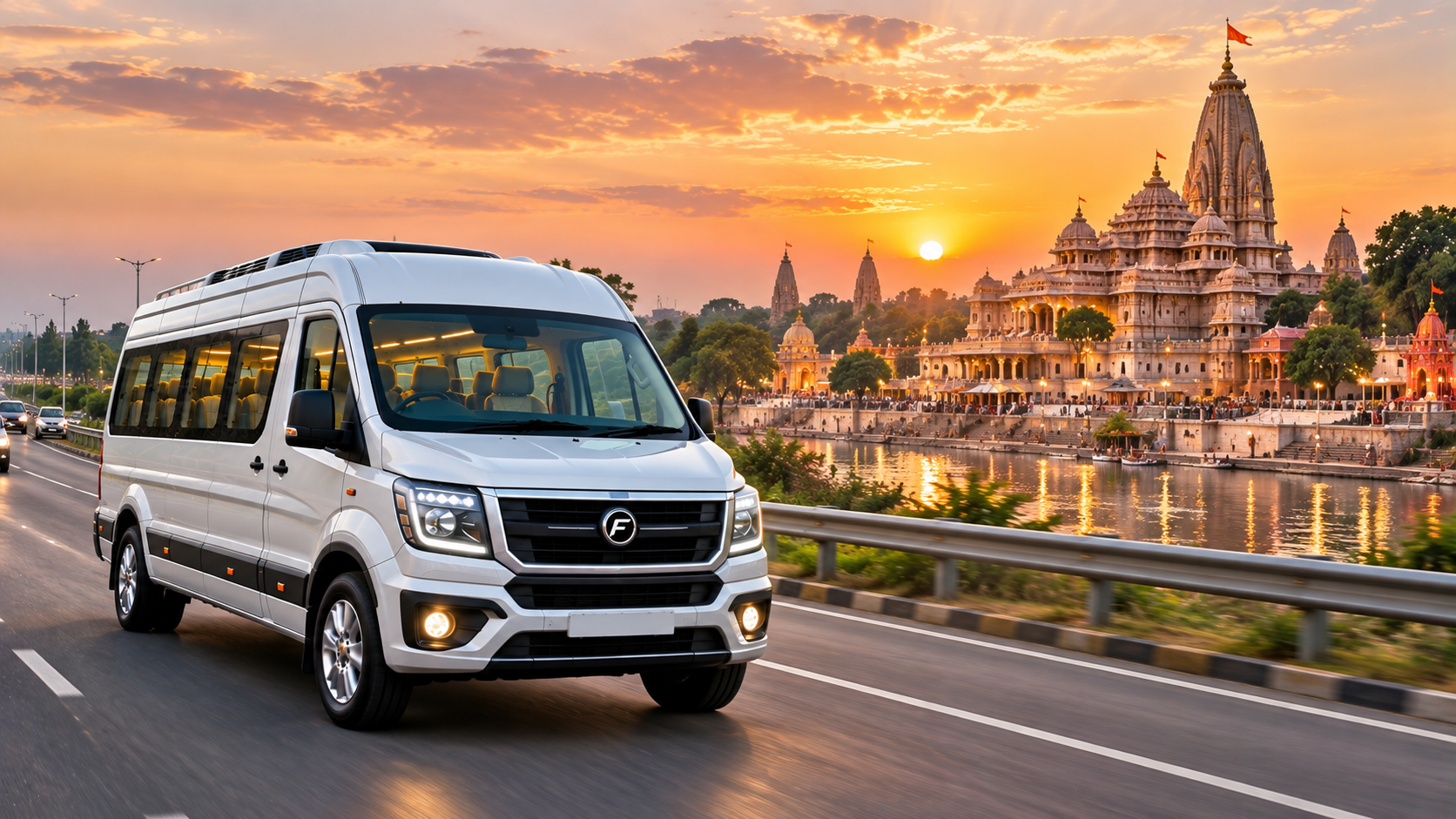 Ghaziabad to Ayodhya Tempo Traveller Fare
